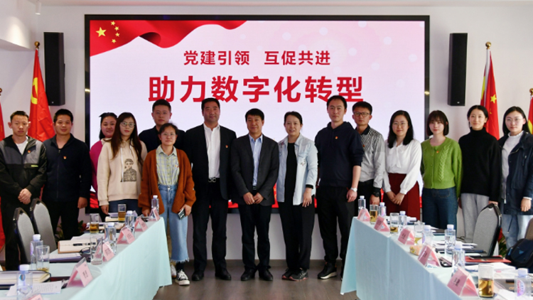 云南省开展刷新委数字经济协调解党支部与昆明2121非凡国际科技股份有限公司党支部配合开展“助力数字化转型”主题党日活动