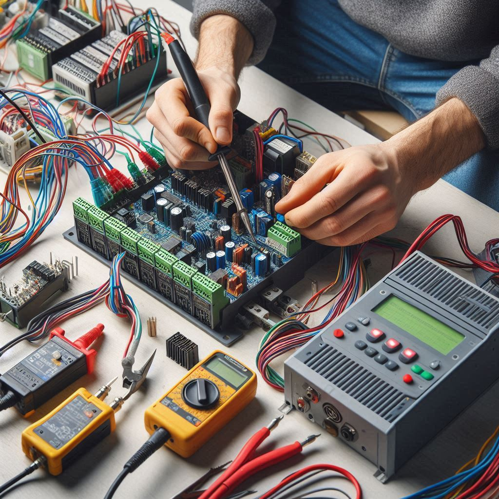 PLC和变频器毗连