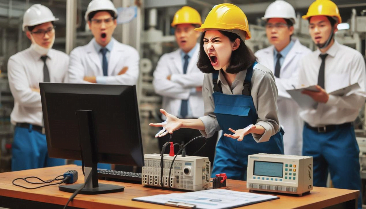 PLC工程师在面临重大逻辑时的情绪宣泄